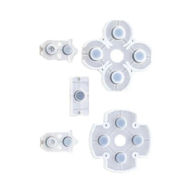 Originale bløde gummi erstatnings silikone ledende klæbende knap puder til Sony PS4 PlayStation DualShocks 4 controller