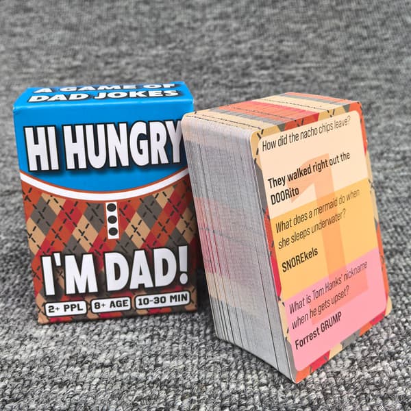 HI Hungry I'm DAD -korttipelit, juhlapelit, korttilelut, korttipelit