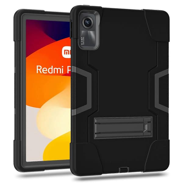 Etui til Xiaomi Redmi Pad SE 11 2023 Stødsikkert Beskyttelsesetui sort