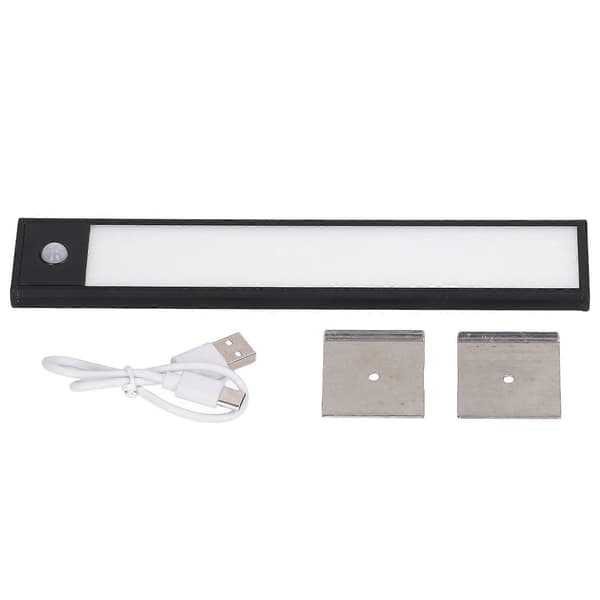 LED Bevegelsessensor Lys Aluminiumlegering Intelligent Trådløs USB Garderobe Bevegelsessensor Lampe for Skap