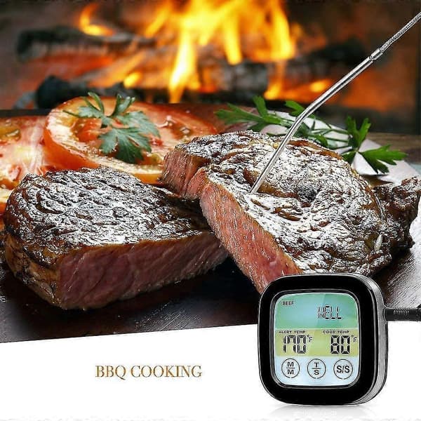 Trådløst Grilltermometer, digitalt Kjøtttermometer med Doble Prober