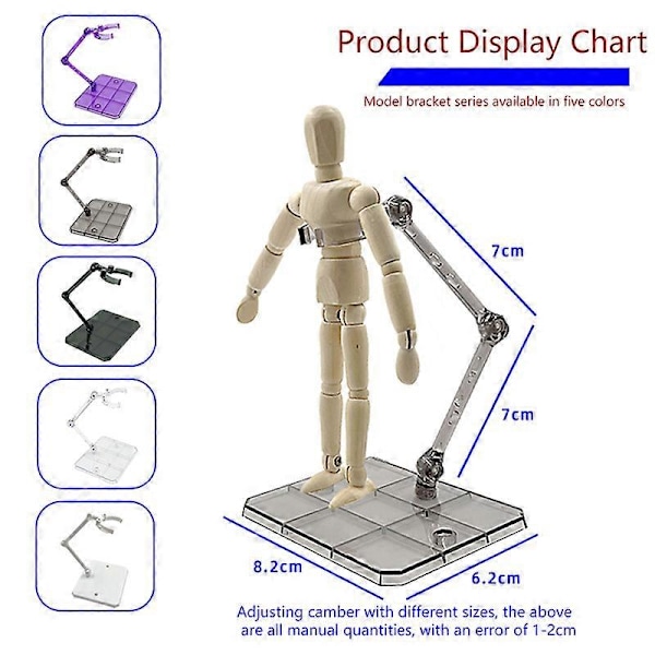 1 Sæt Actionfigur Base Egnet Display Stativ Beslag til HG 1/144 Cinema Game SMTX