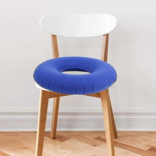 Ring Memory Foam Pute for Hemoroide Lindring Blå