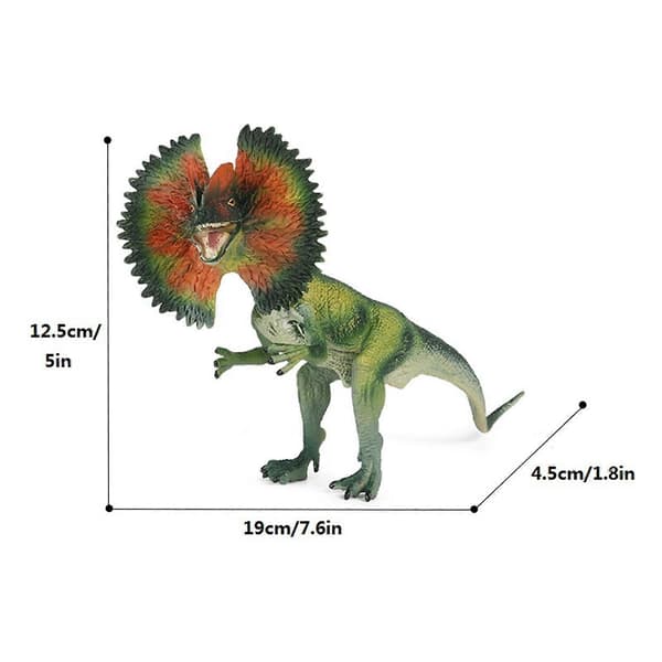 Drenge Gave Dinosaur Model Heterodon Solid Håndmalet Mindefigur