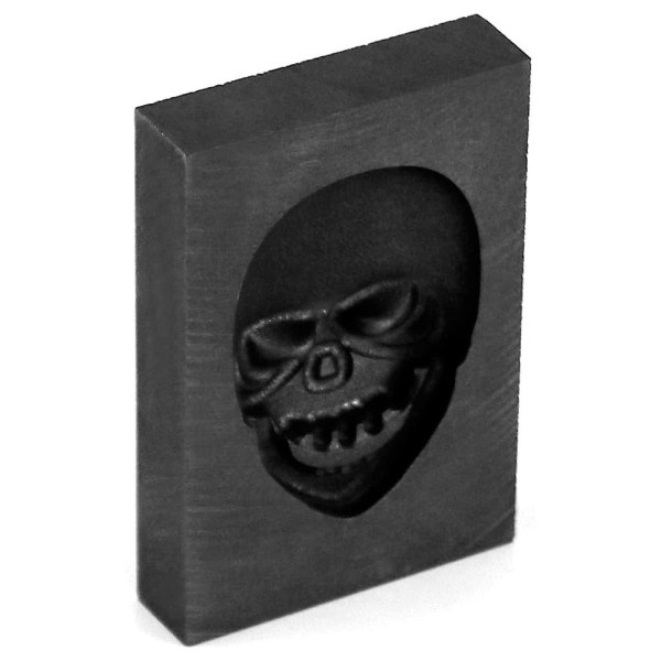 Støbeform, Skalle Grafisk Støbeform til Støbeform, Smeltedigel, Kompatibel med Smeltning, Støbning, Forfining af Metal, Aluminium, Kobber, Messing