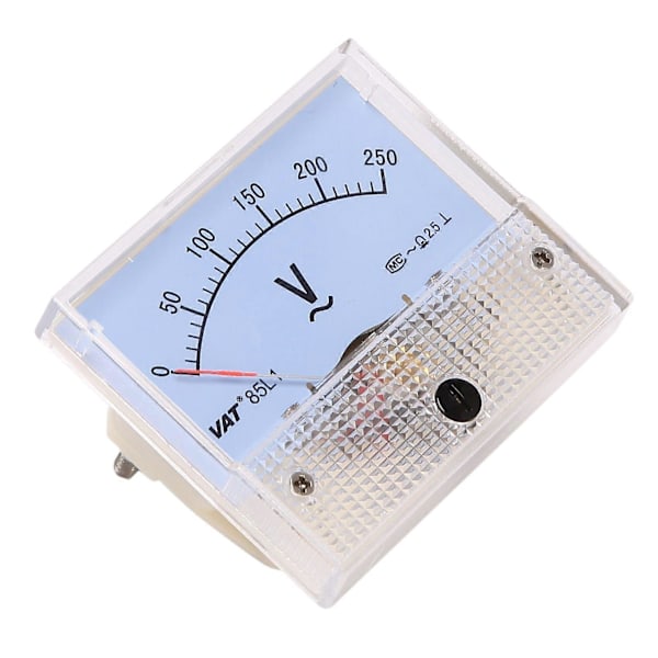 Pointer AC Voltmeter Panel Volt-Voltmeter Tester Måler Gauge AC 0 - 250V til CNC Maskinværktøj, Ins