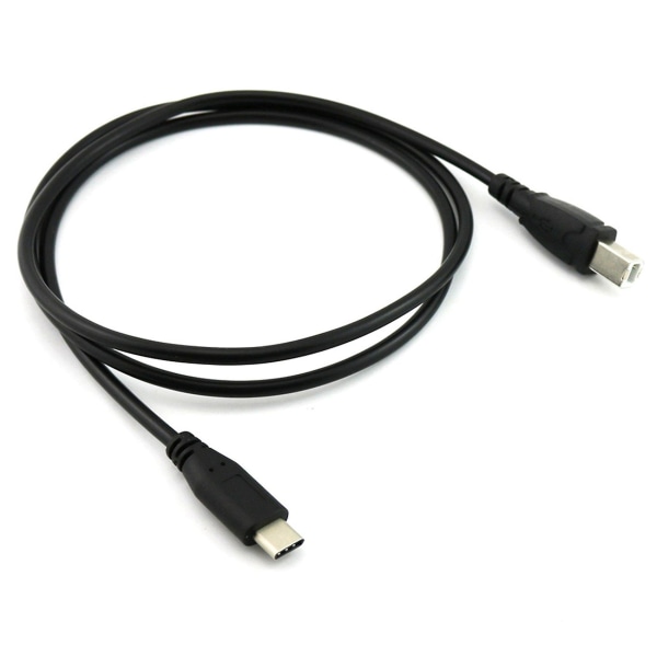 2x USB-C USB 3.1 Tyypin C Uros Liitäntä USB 2.0 B Tyypin Uros Tietokonekaapeli Puhelimelle Tulostimelle