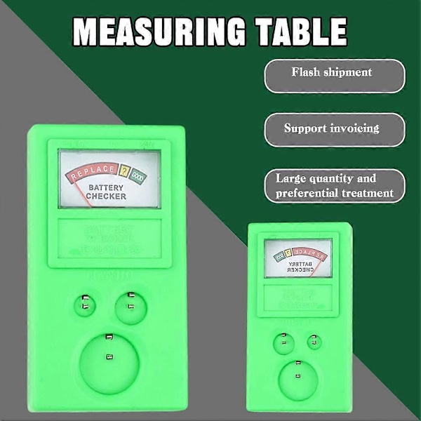 Strøm Volt Tester Sjekker for Knappbatteri Multifunksjonell Slitesterk Strømsensor for Reparasjon Klokker