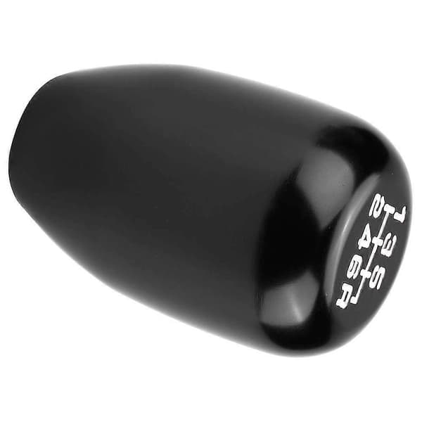 Universal bil 6-trins manuel gearskiftehoved, gearknop (sort)