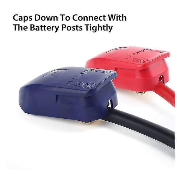 2 Par Hurtigkobling Batteripoler, 12v Hurtigkobling Batterikontakt, Egnet For Biler Lastebiler Skip