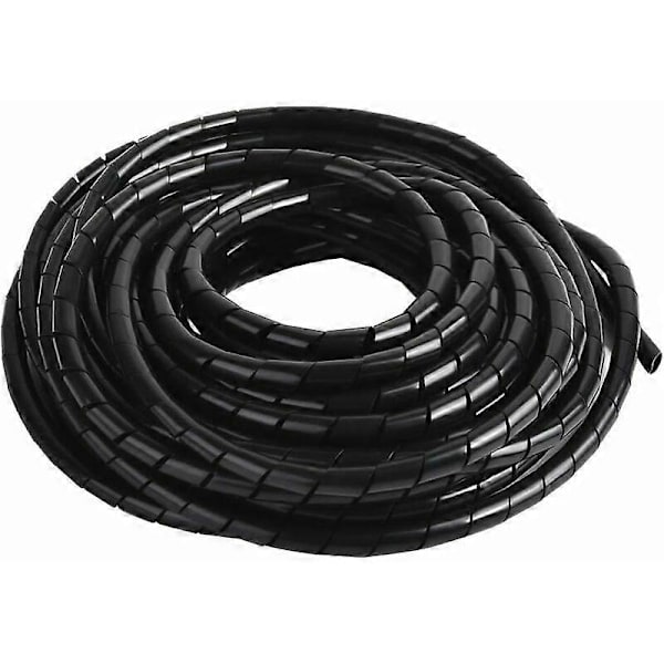4 stk. Spiral Kabeldeksel, 10m Universal Fleksibel Elektrisk Kabelstrømpe, Oppbevaringsrør for Oppbevaring eller Skjuling av Kabler, DIY Kabelbeskytter for Hjemmekontor