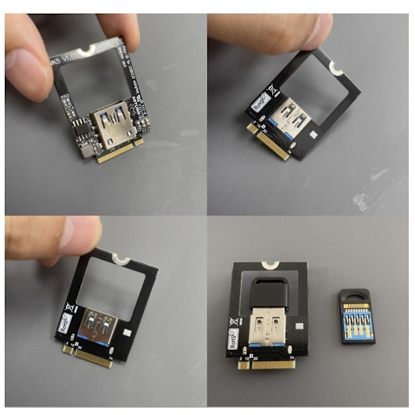 Laptop M.2 B-nøgle til Bluetooth-kompatibelt Wifi-netværkskort Usb 3.0 Ssd Ngff 3042 Konverter M2 Nøgle-b