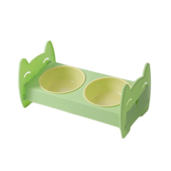 Elevated Pet Feeder Double Bowls With Stand For Food & Water For Small Dogs