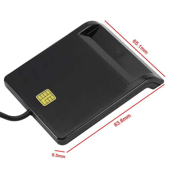 Universal Portable Smart Card Reader För Bankkort Kort Id Dnie Atm Ic Reader För Android-telefoner An