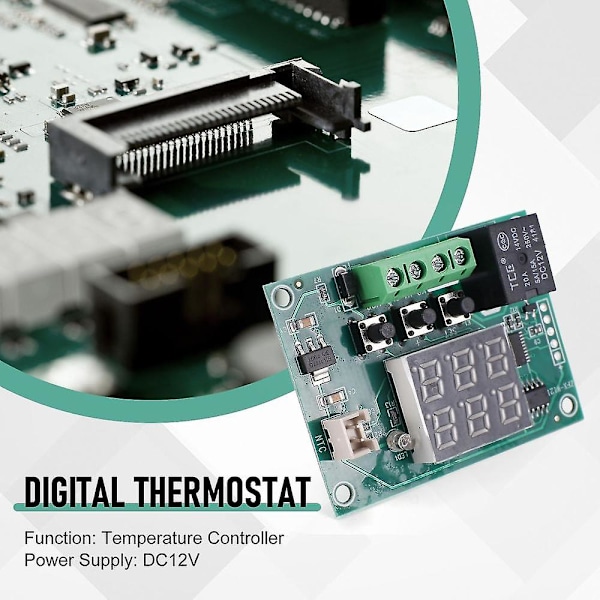 Dc12v Xh-w1219 Høj Kvalitet Ntc Sensor Switch Regulator Sensor Modul Temperaturstyring Thermo