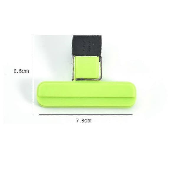 8 stk. klips for matoppbevaring, solide matklips for forsegling av mat, snacks, kaffe, gjenbrukbar plast