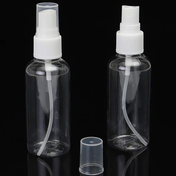 24 stk 20 ml transparente tomme sprayflasker Bærbare etterfyllbare fintåkesprøyteflasker