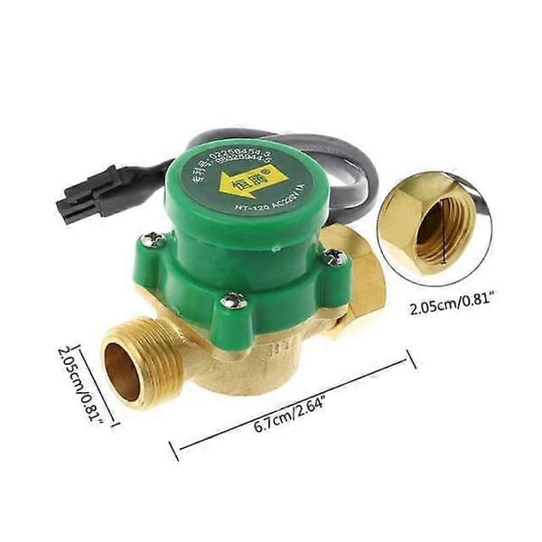 HT-120 G1/2 -1/2 Boost Cirkulationspump för Varmt och Kallt Vatten