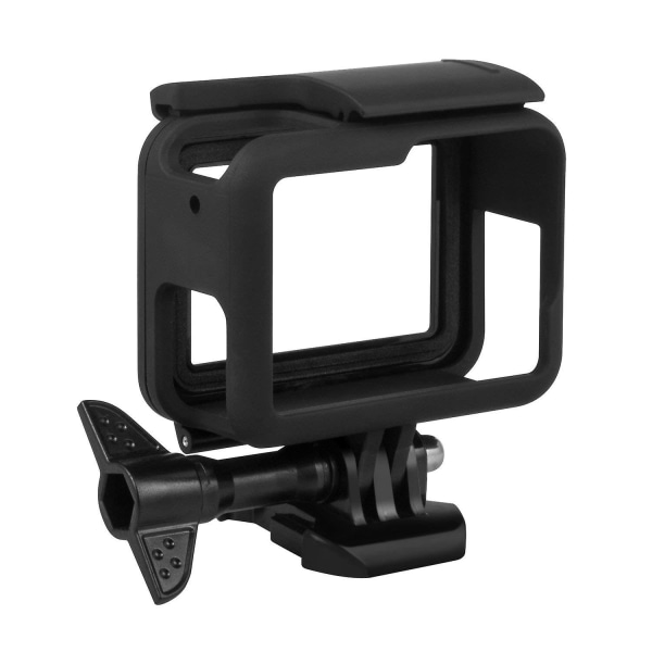 Kupton Frame for GoPro Hero (2018) / 6/5 Housing Border Protective Shell Case Accessories for Go Pro Hero6 Hero5 Black with Quick Pull Movable Socke