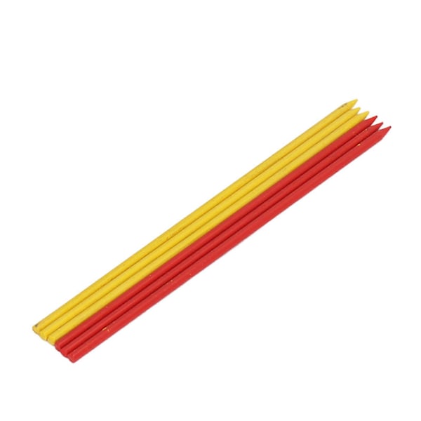6 st Carpenter Pencil Refill 2.8mm HB Märkningsverktyg Set Kit för Träbearbetning Röd Gul Vax