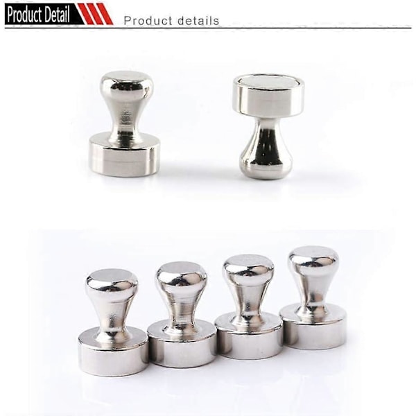 12 kpl Neodyymimagneetteja, Vahvat jääkaappimagneetit, Mini Neodyymimagneetit, Teräksiset magneettineulat