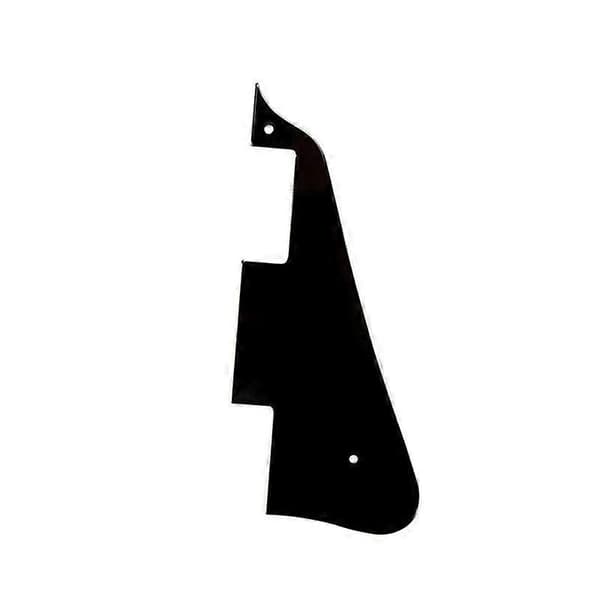 Metallisk Elektrisk Gitarr Pickguard Scratch Plate Passar för LP-Stil Gitarr Pickguard Ersättning Svart