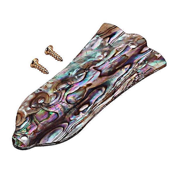 Äkta CUSTOM Naturlig Abalone Skal Gitarr Truss Rod Cover med 2 Hål Passar för