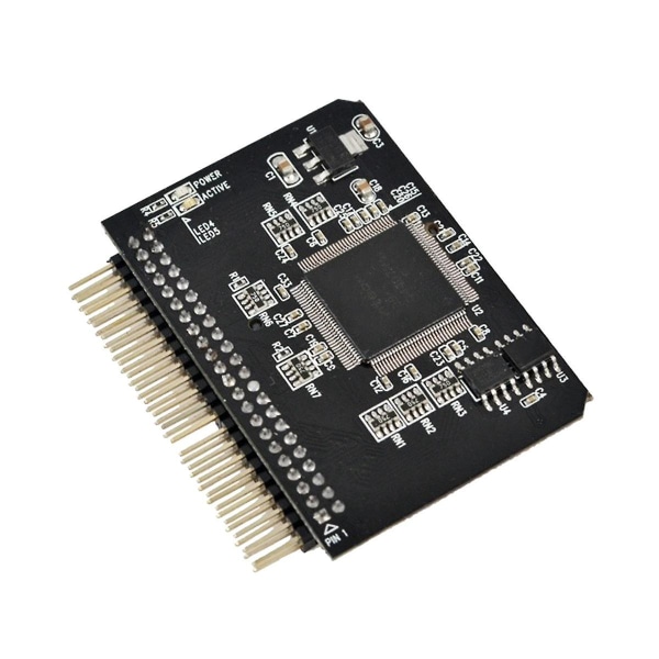 2,5 tums SD-kort till ide-adapter, SDHC/sdxc-minneskortkonverterare till bärbar dator Hdd 44-stifts hanport Hdd