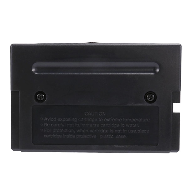 112 i 1 Spill 16 Bit Spillkort for Megadrive Spill for PAL og NTSC, Svart