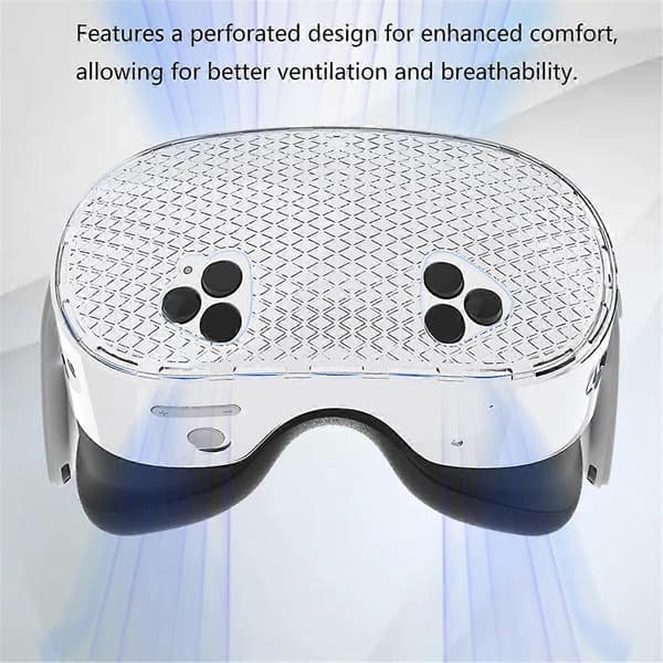 Silikonbeskyttende deksel for Meta Quest 3S VR-headset - Riper og fallbeskyttelse, full deksel, VR-tilbehør
