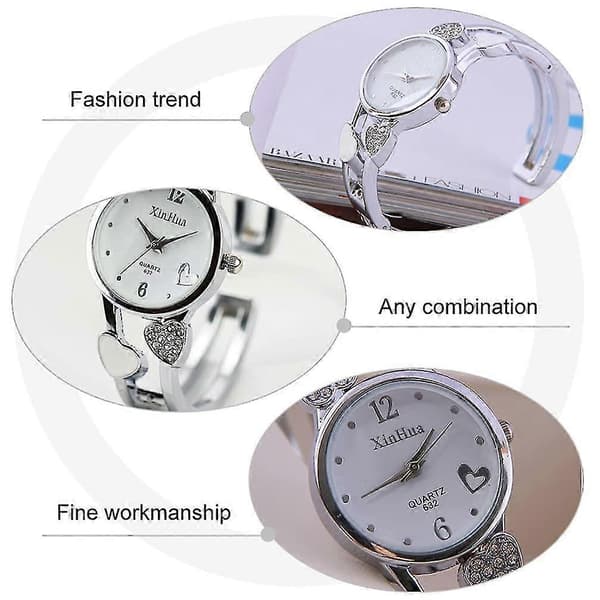 Damklocka - Damklocka Damarmbandsur Mode Kristall Strass Diamantklocka
