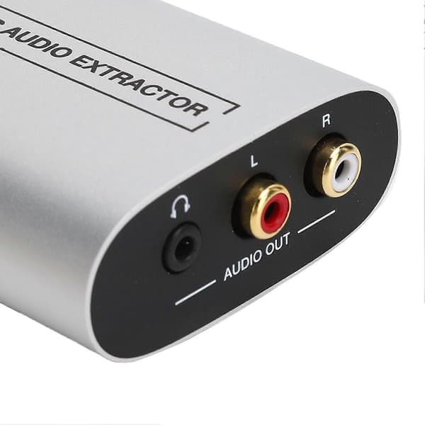 Audio Decoder ARC Exrtractor Konverter Digital High Definition Multimedia Interface Sølv