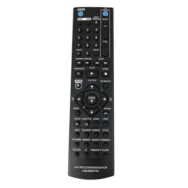 Fjernkontroll for LG DVD-spiller Kontroller Erstatning AKB36097101 RC397H-M