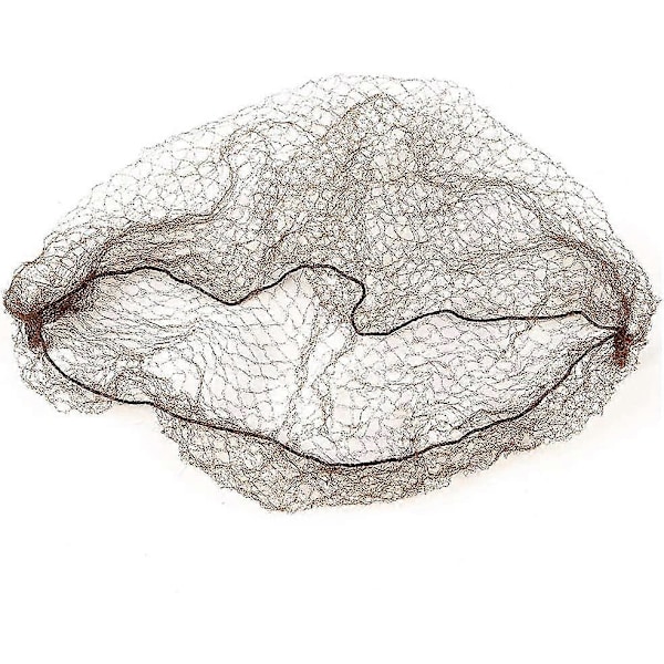 30 stk. hårnett for Lmell dameknute med eske. Usynlige hårnett elastisk kant mesh