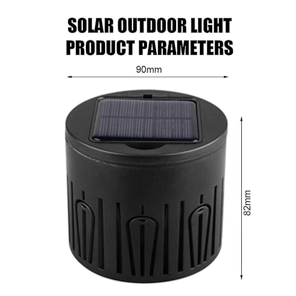 Solcellelamper for sti, 6 stk, solcellelamper for terrasse, solcellelamper for trapper, terrasser, sti, hage, trapper, gjerder