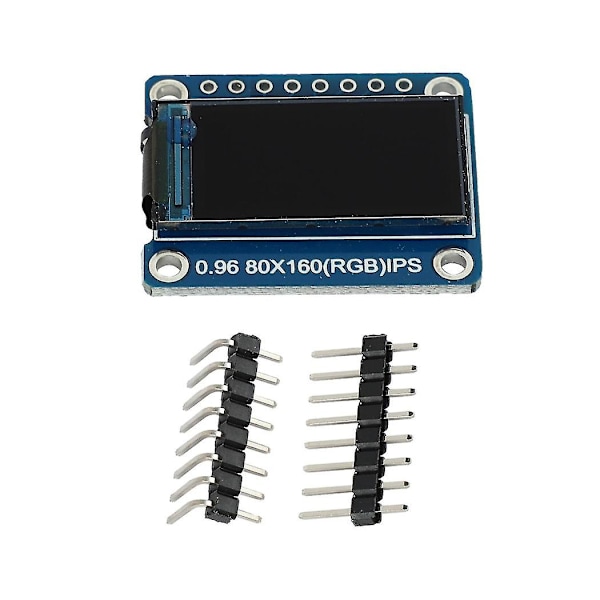 Ips 0,96 tommer 8 Pin Spi Hd 65k Fuld Farve Tft Modul St7735 Drive Ic 80 X 160 Lcd Display 3,3v Spi