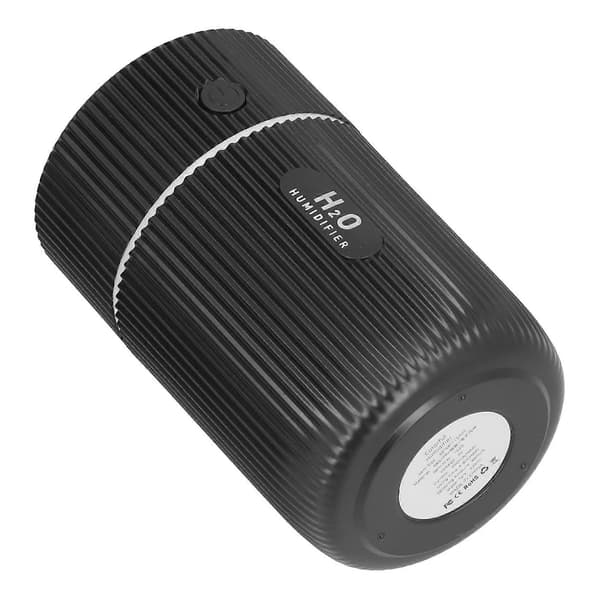 Mini Luftfuktare med Färgglatt Ljus Skrivbordsluftfuktare USB-driven för Bil Kontor Rum Sovrum