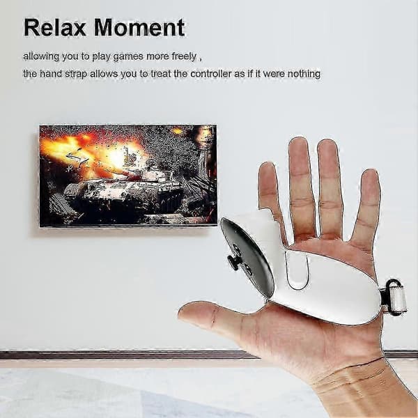 Bundle Batteridæksel Udskiftningssæt Kompatibelt Meta Quest 3 Controller Tilbehør Justerbare Aktive Stropper Spænde Linseklud Joystick Caps