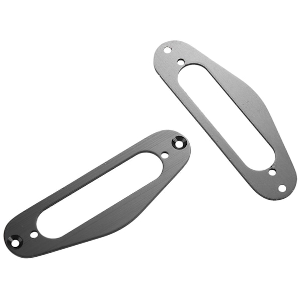 2 stk Gitar Pickup Ramme Monteringsring Enkelt Spole Metall Flat Humbucker Pickup Ring for TL Stil E
