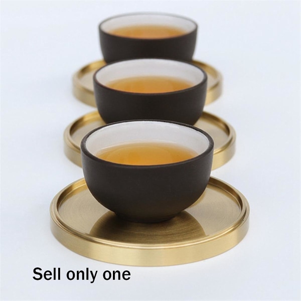 Messing Coaster Kobber Cup Coasters Home Decor Drink Coaster For Bar Hjem Kjøkken Coffee Tables Cente