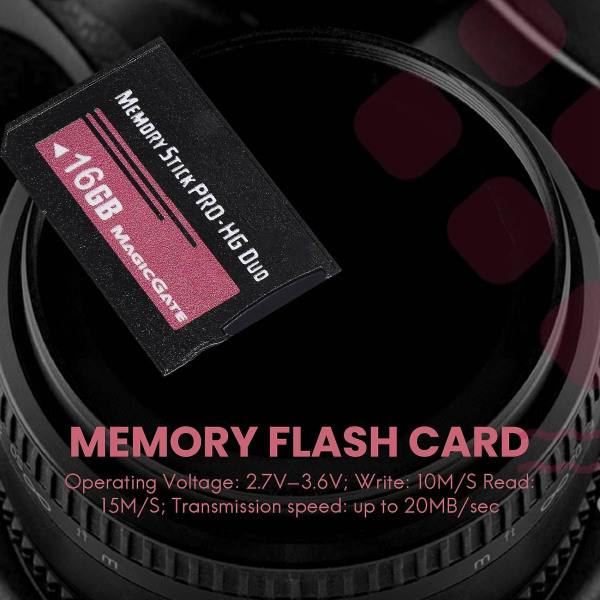 16 Gt:n Memory Stick MS Pro Duo HX -muistikortti Sony PSP Cybershot -kameralle