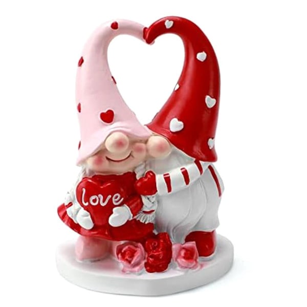 Valentines Day Gnomes Decor - Valentine Gnome Figurines Dekoration For Home Bord Ornamenter Sweet V