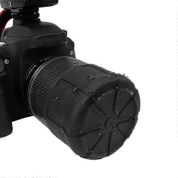 3 stk. Vandtæt Silikone Universal Objektivdæksel til 65-110mm DSLR Kameraobjektiver