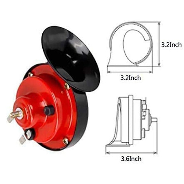 Tog Horn 12v Superhøyt For Bil Motorsykkel Lastebil Båt