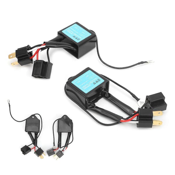 2 stk LED Fejlfri Dekoder Forlygte til H4 Polaritetskonverter Anti-Flimmer Fejl Eliminering