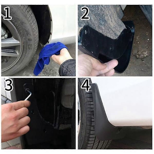 Bilskærme til - A-klasse W177 A180 A200 A220 A250 2019-2022 Mudguard Mud Flap Guard Splash