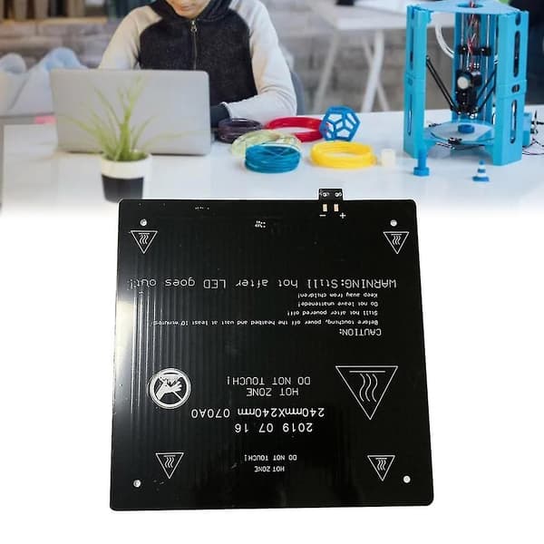 3D Printer Del Sort 24V 140W Varmeplade Aluminium Opvarmet Seng Varmeplatform