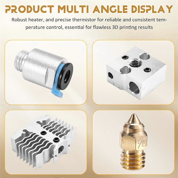 Ender 3 Neo V2 Neo Max Neo Hotend Kit Lämmityslohko Lämmitin Termistori 3D-tulostimen osaan