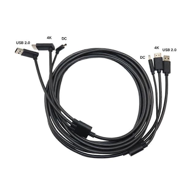 Erstatningskabel til 3-i-1 tilbehør - Kompatibelt 5M, USB, Power VR-spil