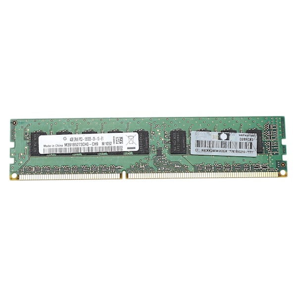 4GB 2RX8 PC3-10600E 1.5V DDR3 1333MHz ECC Hukommelse RAM Ubufferet til Server Workstation(4G)
